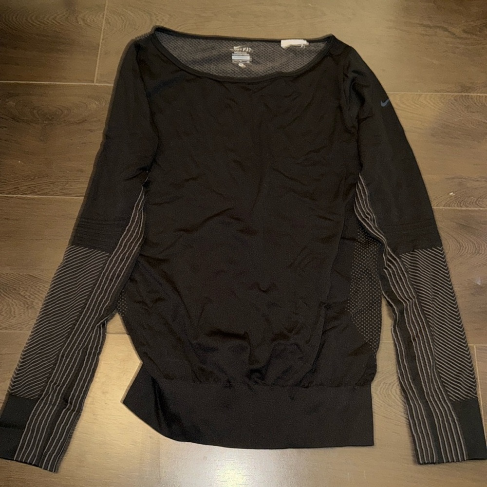 Nike Black Long Sleeve Top